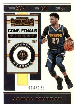 2019-20 Panini Contenders - Conference Finals Ticket #39 Jamal Murray Front