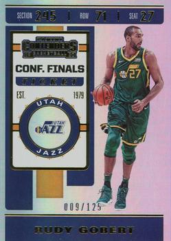 2019-20 Panini Contenders - Conference Finals Ticket #89 Rudy Gobert Front