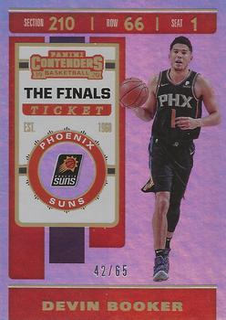 2019-20 Panini Contenders - The Finals Ticket #29 Devin Booker Front