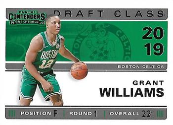 2019-20 Panini Contenders - 2019 Draft Class Contenders #22 Grant Williams Front