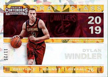 2019-20 Panini Contenders - 2019 Draft Class Contenders Cracked Ice #25 Dylan Windler Front