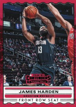 2019-20 Panini Contenders - Front Row Seat #5 James Harden Front