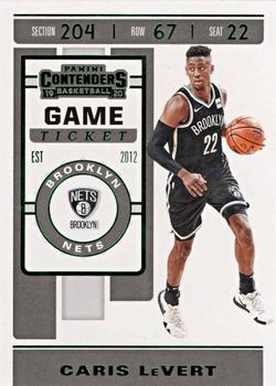 2019-20 Panini Contenders - Game Ticket Green #15 Caris LeVert Front