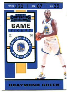 2019-20 Panini Contenders - Game Ticket Green #32 Draymond Green Front