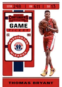 2019-20 Panini Contenders - Game Ticket Red #95 Thomas Bryant Front