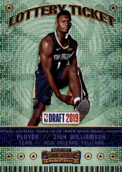2019-20 Panini Contenders - Lottery Ticket #1 Zion Williamson Front