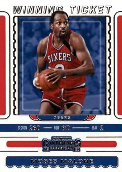2019-20 Panini Contenders - Winning Ticket #21 Moses Malone Front