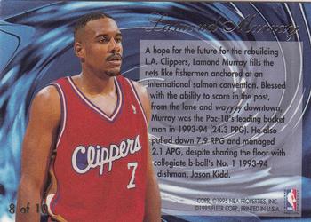 1994-95 Flair - Wave of the Future #8 Lamond Murray Back
