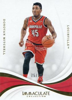 2019-20 Panini Immaculate Collection Collegiate #7 Donovan Mitchell Front
