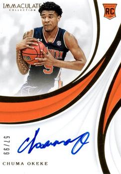 2019-20 Panini Immaculate Collection Collegiate - Rookie Autographs #79 Chuma Okeke Front