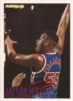 1994-95 Fleer #332 Jayson Williams Front