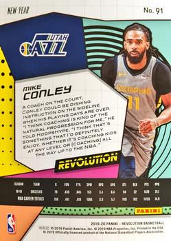 2019-20 Panini Revolution - Chinese New Year #91 Mike Conley Back