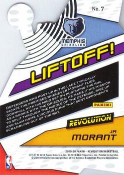 2019-20 Panini Revolution - Liftoff! #7 Ja Morant Back