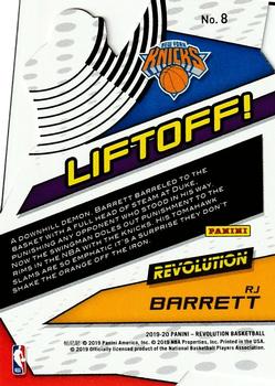 2019-20 Panini Revolution - Liftoff! #8 RJ Barrett Back