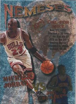 1995-96 Stadium Club - Nemeses Members Only #N10 Michael Jordan / Joe Dumars Front