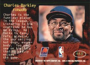 1995-96 Stadium Club - Spike Says Members Only #SS5 Charles Barkley Back