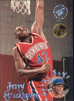 1995-96 Stadium Club - Spike Says Members Only #SS8 Jerry Stackhouse Front