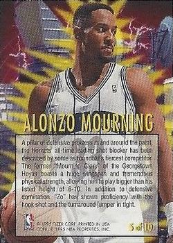 1994-95 Fleer - Tower of Power #5 Alonzo Mourning Back