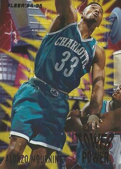 1994-95 Fleer - Tower of Power #5 Alonzo Mourning Front