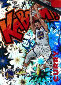 2019-20 Panini Crown Royale - Kaboom! #19 Stephen Curry Front