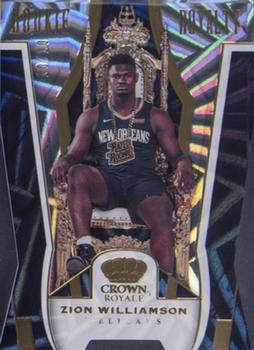 2019-20 Panini Crown Royale - Rookie Royalty Gold #7 Zion Williamson Front