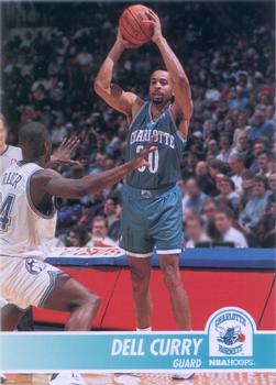 1994-95 Hoops #18 Dell Curry Front