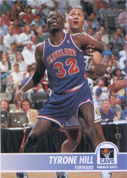 1994-95 Hoops #34 Tyrone Hill Front