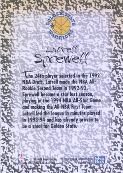 1994-95 Hoops #435 Latrell Sprewell Back