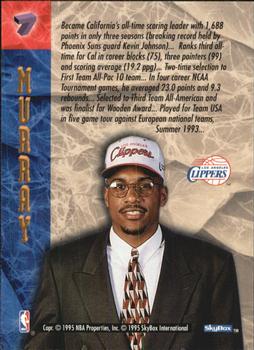 1994-95 Hoops - NBA Draft Lottery Pick Exchange #7 Lamond Murray Back