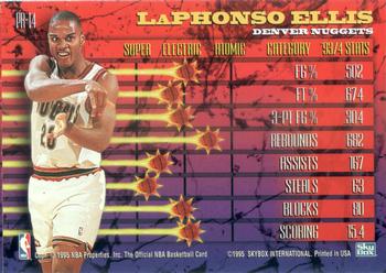 1994-95 Hoops - Hoops Power (Stat Power Ratings) #PR-14 LaPhonso Ellis Back
