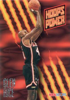 1994-95 Hoops - Hoops Power (Stat Power Ratings) #PR-27 Glen Rice Front
