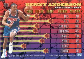 1994-95 Hoops - Hoops Power (Stat Power Ratings) #PR-33 Kenny Anderson Back