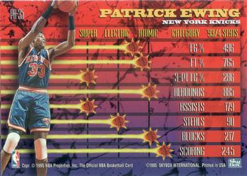 1994-95 Hoops - Hoops Power (Stat Power Ratings) #PR-35 Patrick Ewing Back