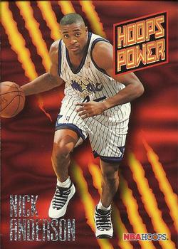 1994-95 Hoops - Hoops Power (Stat Power Ratings) #PR-37 Nick Anderson Front