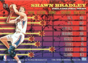 1994-95 Hoops - Hoops Power (Stat Power Ratings) #PR-39 Shawn Bradley Back
