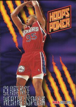1994-95 Hoops - Hoops Power (Stat Power Ratings) #PR-40 Clarence Weatherspoon Front