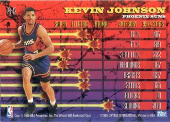 1994-95 Hoops - Hoops Power (Stat Power Ratings) #PR-42 Kevin Johnson Back
