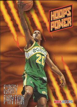 1994-95 Hoops - Hoops Power (Stat Power Ratings) #PR-50 Gary Payton Front