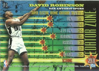 1994-95 Hoops - Hoops Power Predator #P-5 David Robinson Back