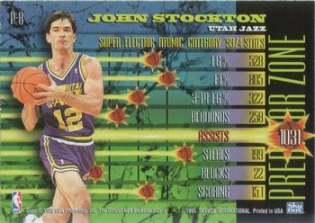 1994-95 Hoops - Hoops Power Predator #P-8 John Stockton Back