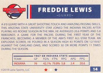 2020 Lana Sports ABA #14 Freddie Lewis Back
