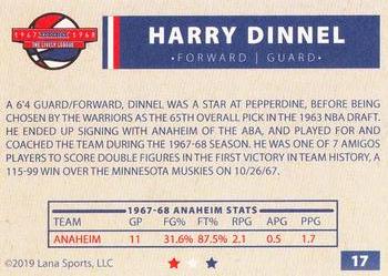 2020 Lana Sports ABA #17 Harry Dinnel Back