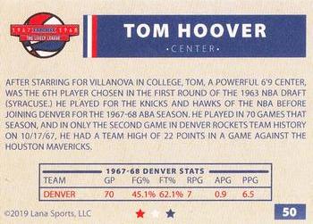 2020 Lana Sports ABA #50 Tom Hoover Back