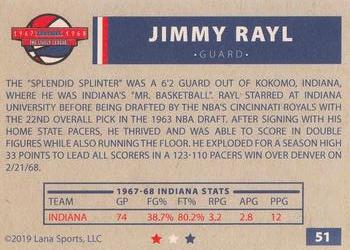 2020 Lana Sports ABA #51 Jimmy Rayl Back