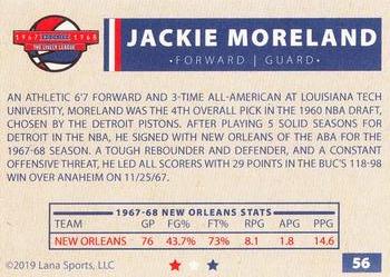 2020 Lana Sports ABA #56 Jackie Moreland Back