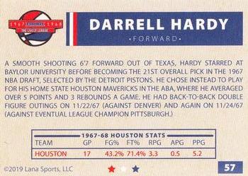 2020 Lana Sports ABA #57 Darrell Hardy Back