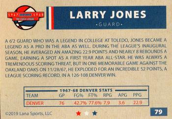 2020 Lana Sports ABA #79 Larry Jones Back