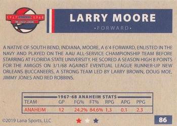 2020 Lana Sports ABA #86 Larry Moore Back