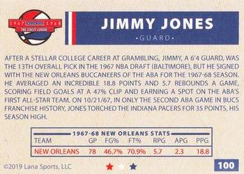 2020 Lana Sports ABA #100 Jimmy Jones Back