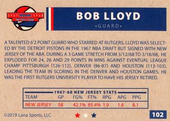 2020 Lana Sports ABA #102 Bob Lloyd Back